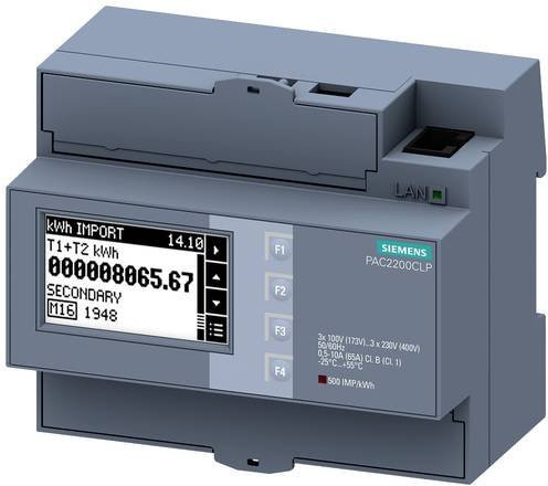Siemens Energiekosten-Messgerät in Grau 7KM2200-2EA40-1JB1 - Bild 1