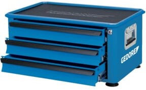 Gedore Werkzeugtruhe 1430 aus Stahl in Blau, B/T/H: 62,5 x 40,0 x 30,5 cm - Bild 1