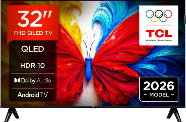 TCL 32S5L QLED TV Full HD in Schwarz mit Bluetooth - Bild 1