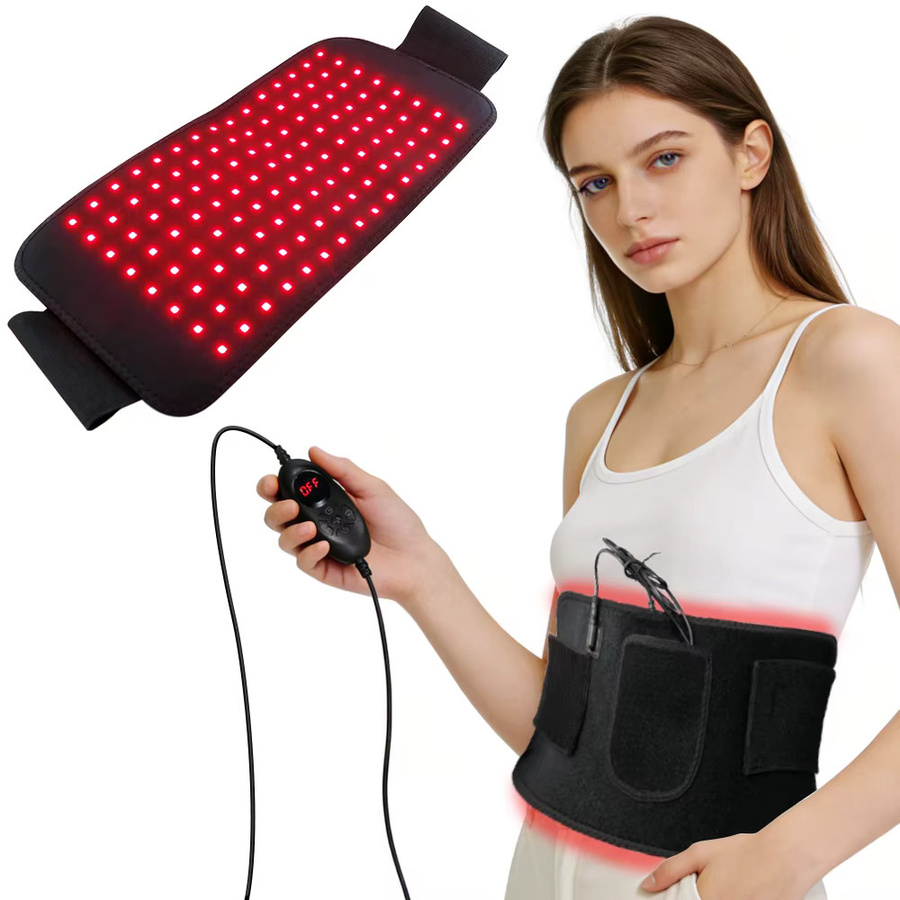 SANPKON Rot- und Infrarot-LED-Lichttherapiegürtel, Unisex, Schwarz - Bild 2