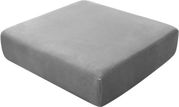 Samt Sofa Kissenbezug von airldianer in Grau, elastischer und rutschfester Schonbezug für Couch und Möbel zum Schutz vor Schmutz - Bild 1