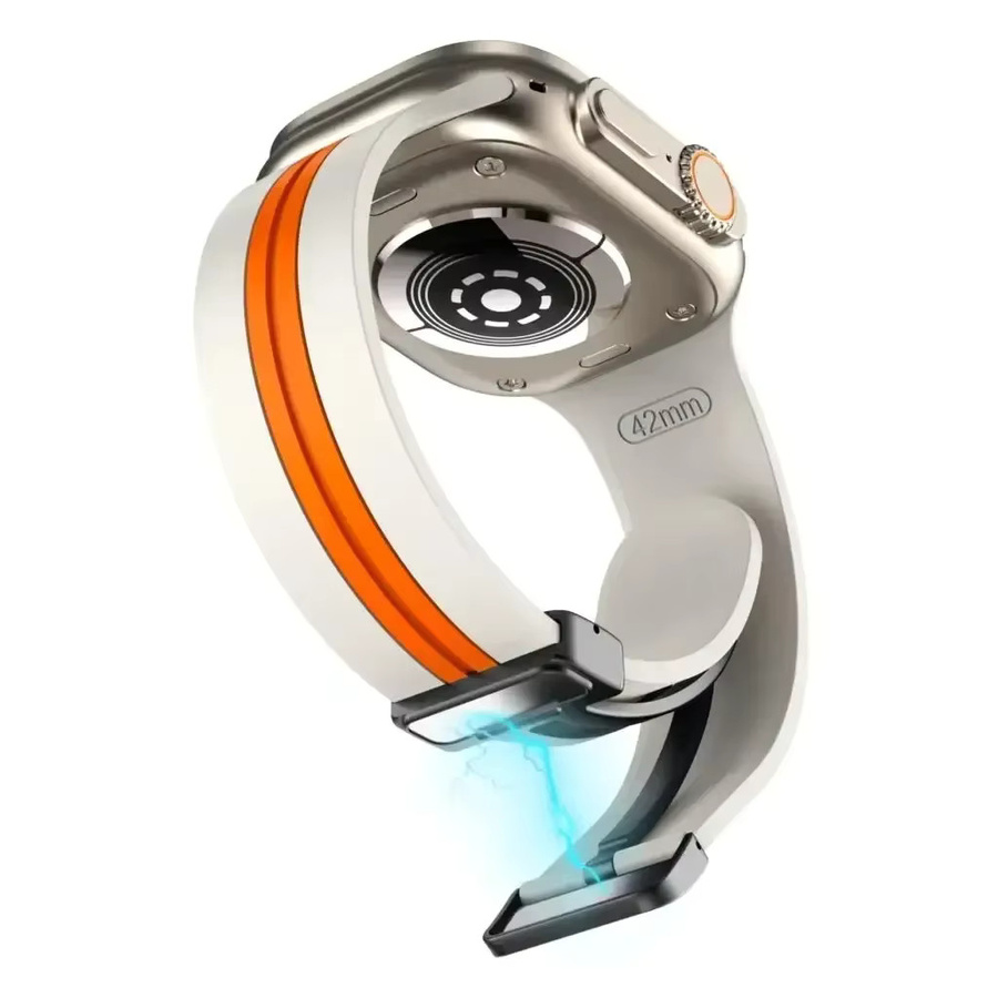 CAOWTAN Uhrenarmband Silikon, Magnet, Unisex - Bild 2