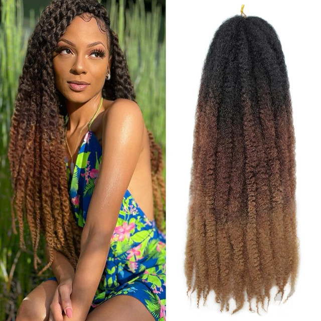 SHES BEAUTY Marley Twist Haarverlängerung, 45,7 cm, 24 Stränge - Bild 1