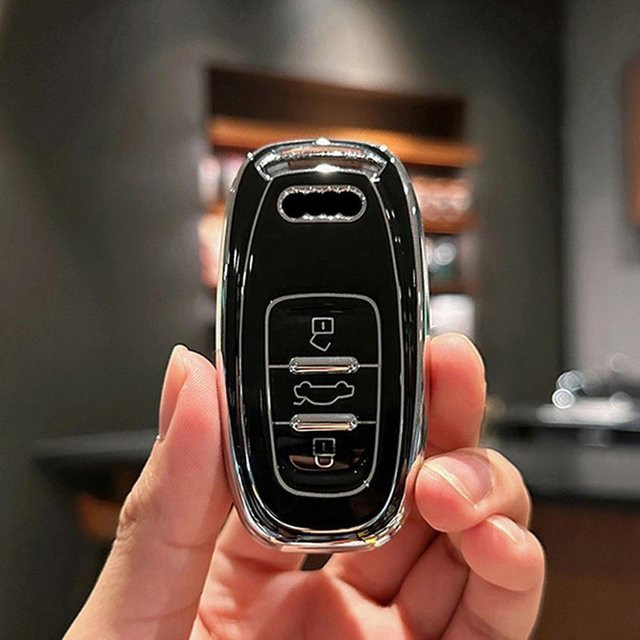 Ritimsso TPU Smart Key Cover Case für Audi A1 A3 A4 A5 A6 A7 A8 Quattro Q3 Q5 Q7 (2009-2015) - Bild 1