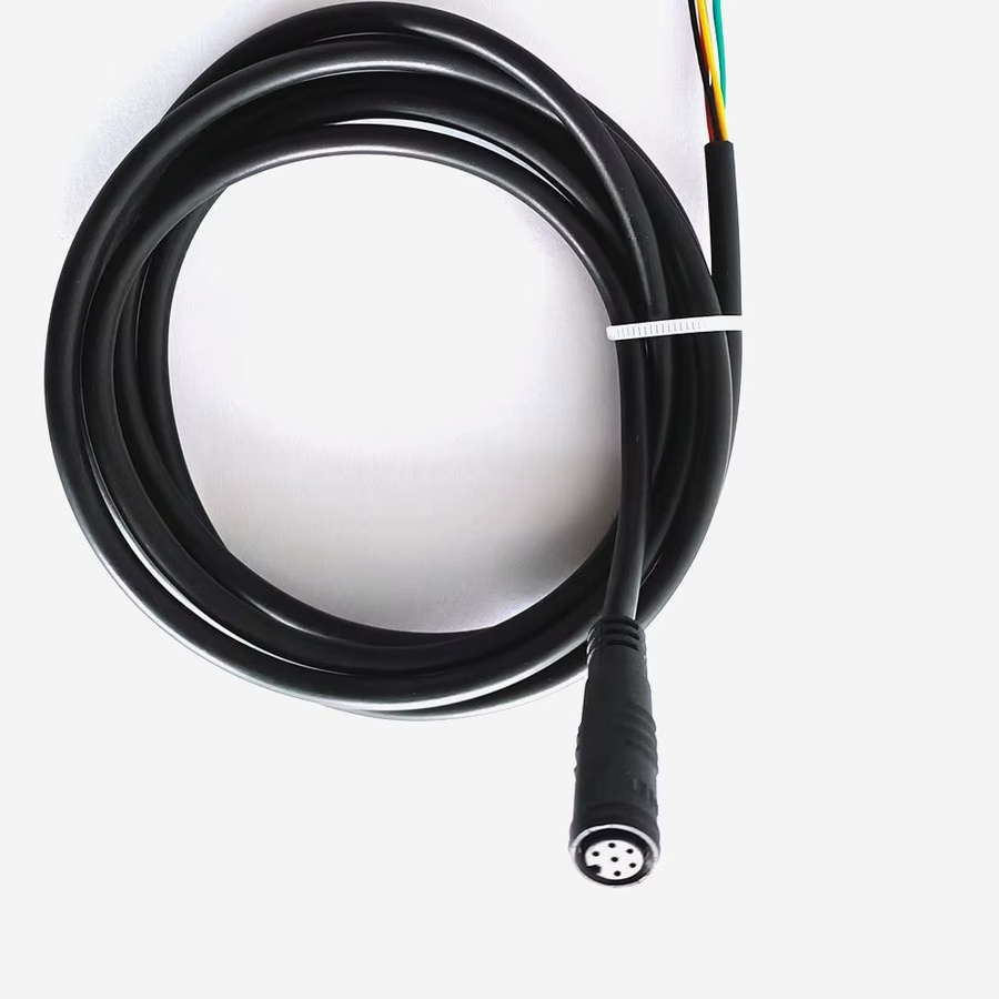 Julet M8 6-poliger wasserdichter Kabelstecker für E-Bike Drahtkabel in Schwarz - Bild 2