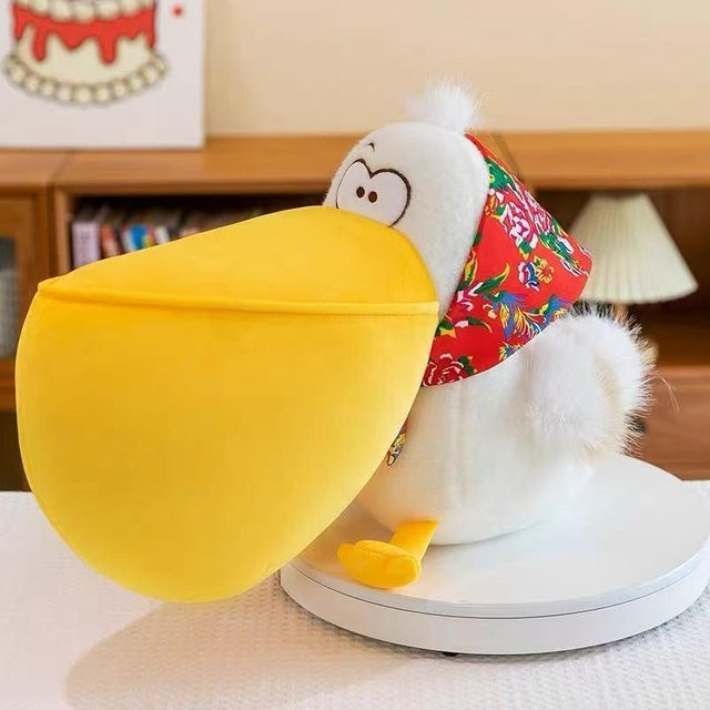 Yiran toy Pelikan Vogelpuppe, Plüschtier, 30cm, ab 3 Jahren - Bild 1