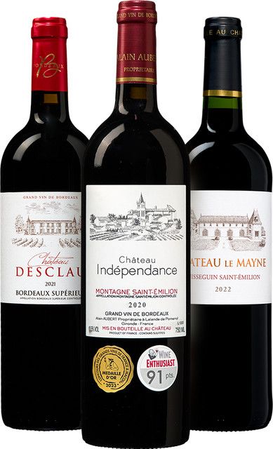 dieweinboerse.de Rotwein Bordeaux Probierpaket, 2,25 l - Bild 1