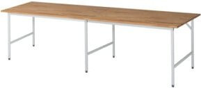 Rau Arbeitstisch Jerry höhenverstellbar braun B/T/H: 300 x 100 x 80-85 cm - Bild 1