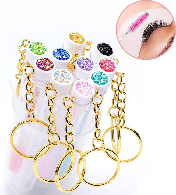 CNKESS Wimpernbürsten, 10 Stück, Glänzend, Unisex - Bild 1
