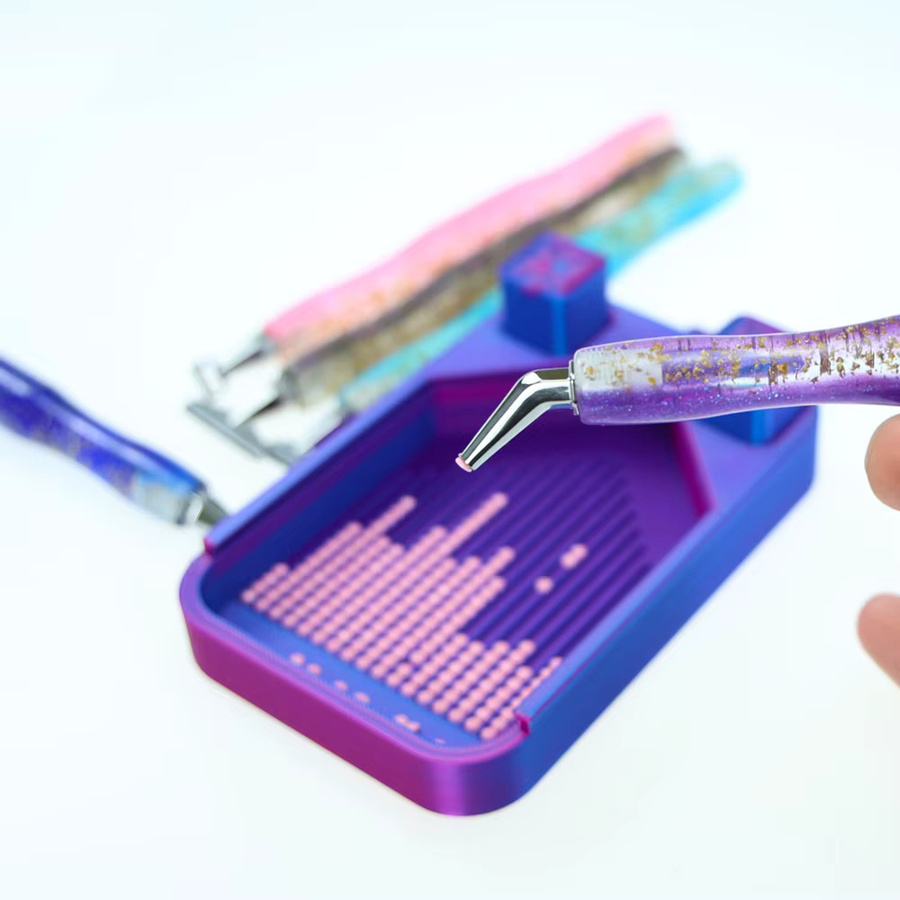 LEIYULY Diamantmalstift Set aus Metall mit großer und dünner Spitze in Multicolour - Bild 3