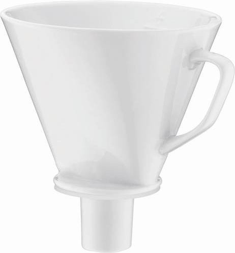 Alfi Permanent Kaffeefilter aus Keramik und Silikon in Weiß - Bild 1