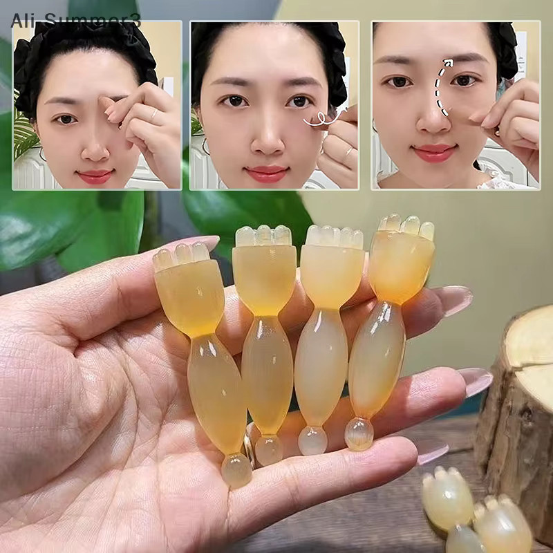 Gua Sha Massage Stick Lotus Seedpod Form, Gesicht und Augen - Bild 2