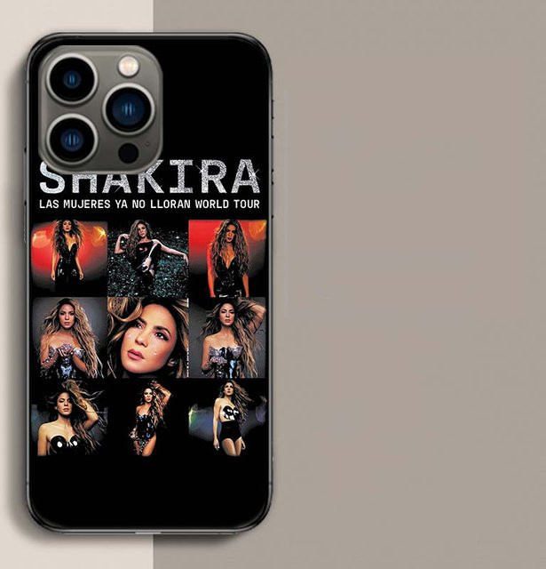 Handyhülle S-Shakira Sängerin für iPhone 11 bis iPhone 17 Pro Max in Schwarz - Bild 1