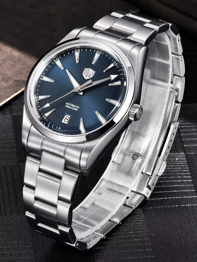 PAGANI DESIGN Armbanduhr, Automatik, Edelstahl, 39 mm, Blau, Herren - Bild 7