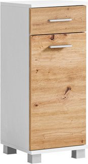 Schildmeyer Unterschrank Palermo in Mattweiß, B/H/T: 30,3 x 75,3 x 32,6 cm - Bild 1