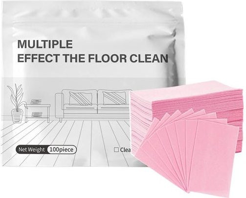 Pavo Bodenreinigertabletten 100 Stück Mehrflächenreiniger für Keramikfliesen, Holz und Marmorböden in Rosa - Bild 1