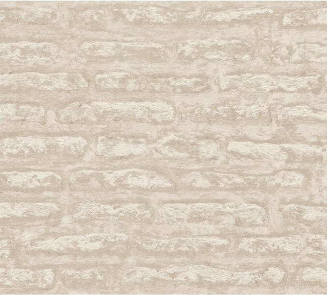 A.S. Création Vliestapete in Beige und Weiß mit abstraktem Design, Breite: 53 cm, Länge: 1005 cm - Bild 1
