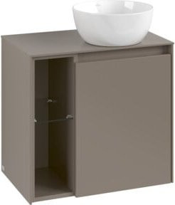 V&B Waschtischunterschrank Collaro in Soft Green mit WT rechts, Wandmontage, B/T/H: 60 x 54,8 x 38 cm - Bild 1