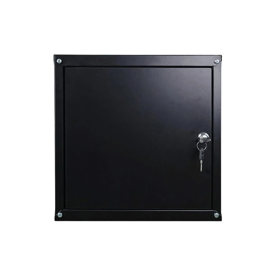 PROREGAL Schließfachwürfel Cubic XL aus Stahlblech mit Schließfunktion, Schwarz, H x B x T: 45 x 45 x 45 cm - Bild 2
