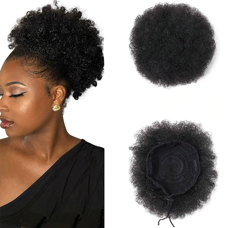 ISIGROSI Afro Pferdeschwanz Extensions, Synthetisch, Damen - Bild 7