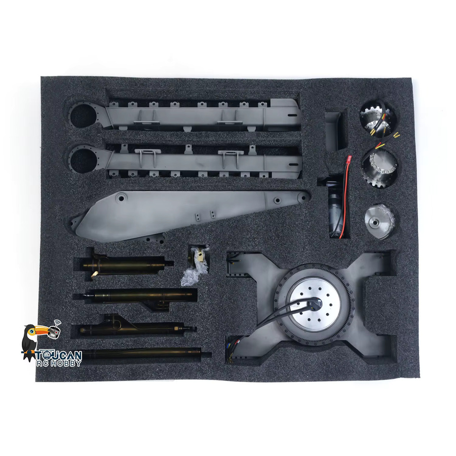LESU Hydraulikbagger, Baufahrzeug, 1:14, Metall - Bild 3