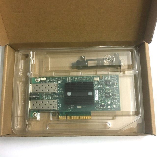 Mellanox ConnectX-3 CX312C EN Dual-Port SFP+ PCIe Netzwerkkarte MCX312C-XCCT in Grün - Bild 1