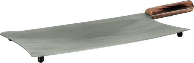 VEGA Servierbrett Graham in Beilform, braun/edelstahl, rechteckig, B: 20 cm, T: 49 cm, H: 3,5 cm - Bild 1