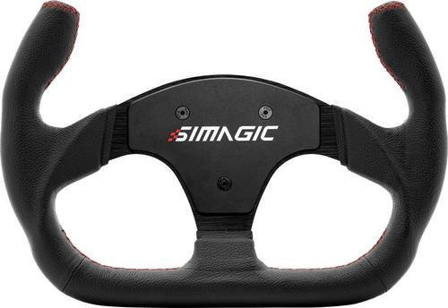 Simagic P-325C Racing Lenkrad aus Leder in Schwarz, Durchmesser: 325 mm - Bild 1