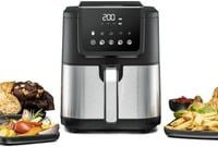 Rommelsbacher Heißluftfritteuse FRH 1500 in Schwarz und Edelstahl mit Digitalanzeige - Bild 1