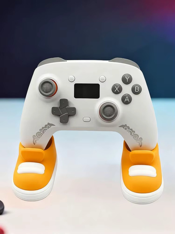 Creative Wacky Shoes Game-Controller-Halterung in Gelb, innovativer schuhförmiger Griffständer für Gaming-Konsolen - Bild 6