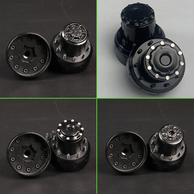 Tamiya Metallsimulations-Bremsnabe, 2-teiliges Set, 1:14 - Bild 1