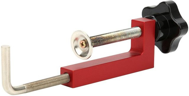 Verstellbare G-Klemme aus Aluminiumlegierung für die Holzbearbeitung von TOMTOP JMS in Rot - Bild 1