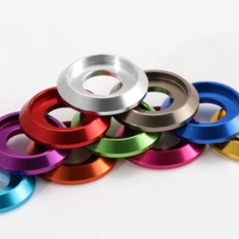 Xyfster Aluminium Flachkopfscheiben für Halbrundkopfschrauben in Mehrfarben (M2 bis M8) - Bild 2