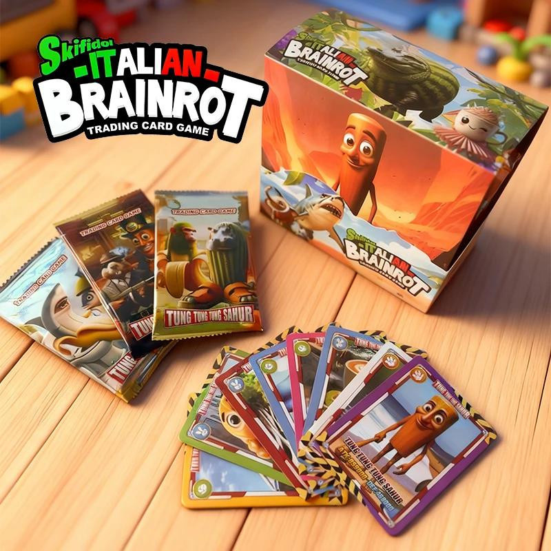 Yiran toy Italienische Brainrot Sammlung Karten Kartenspiel 8/288 Stück - Bild 5