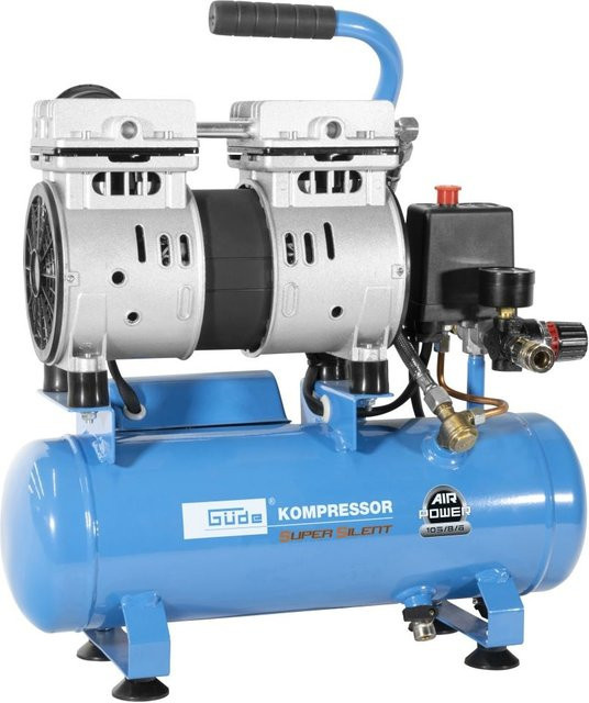 Güde Kompressor Airpower 105/8/6 SILENT in Blau mit 550 W - Bild 1