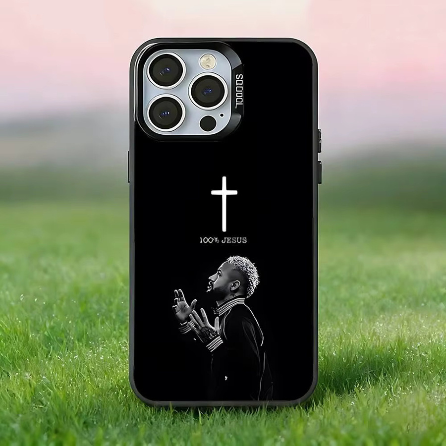 Mattierte Acryl-Hülle Neymar Feier-Pose für Xiaomi Redmi Note 15 14 13 12 Serie in Schwarz - Bild 1
