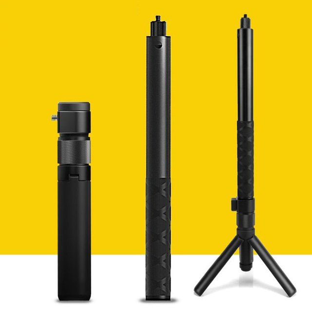 Insta360 Unsichtbarer Selfie-Stick Extended Bundle mit Griff und Stativ für Action-Kameras in Schwarz - Bild 1