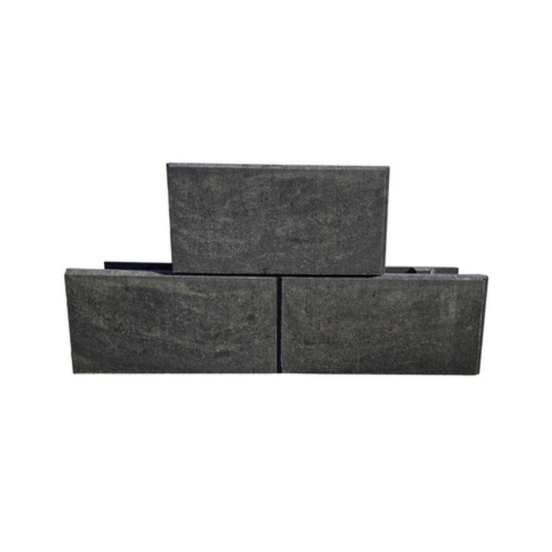 Diephaus Schalungsstein CONO aus Beton in Grau und Beige, B/H/L: 24 x 25 x 50 cm - Bild 2