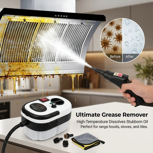 MDHL Handheld Dampfreiniger zur Reinigung und Desinfektion von Glas, Küche, Bad und Teppichen aus Kunststoff - Bild 1