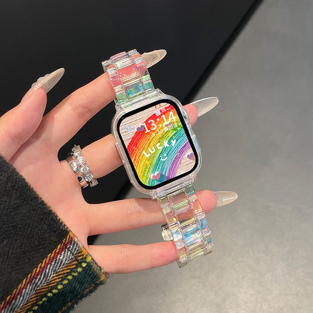 TINUORA Uhrenarmband Kunststoff, Bunt, Unisex - Bild 1
