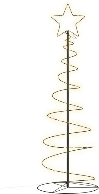 vidaXL LED Weihnachtsbaum mit 100 warmweißen LEDs, Höhe: 150 cm - Bild 1