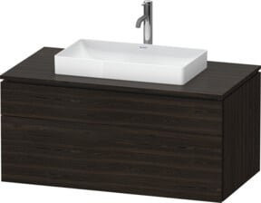 Duravit L-Cube Waschtischunterschrank wandhängend, Farbe Weiß oder Braun, B/T/H: 102 x 55 x 48,2 cm - Bild 1