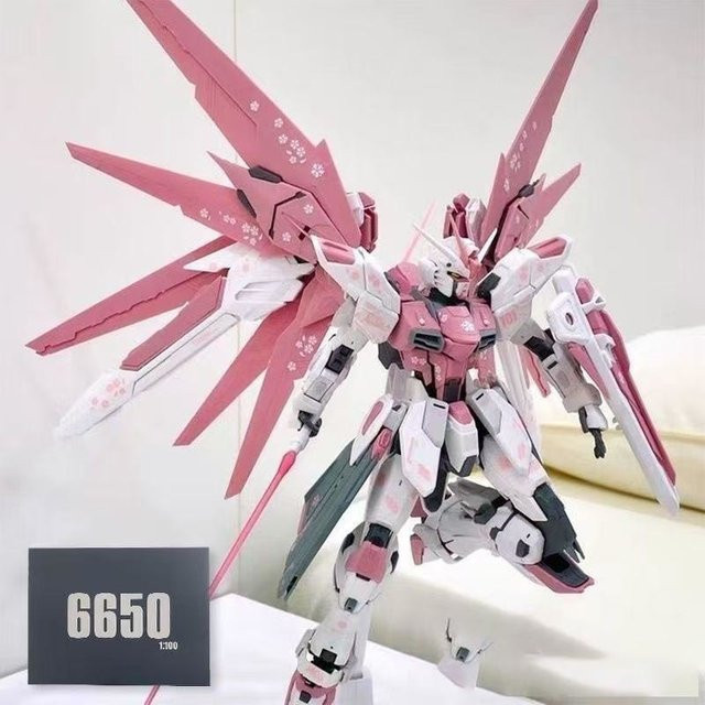 Bandai Mg Cherry Blossom Freedom 2.0 Actionfigur, Maßstab 1:100, Einzelfigur - Bild 1