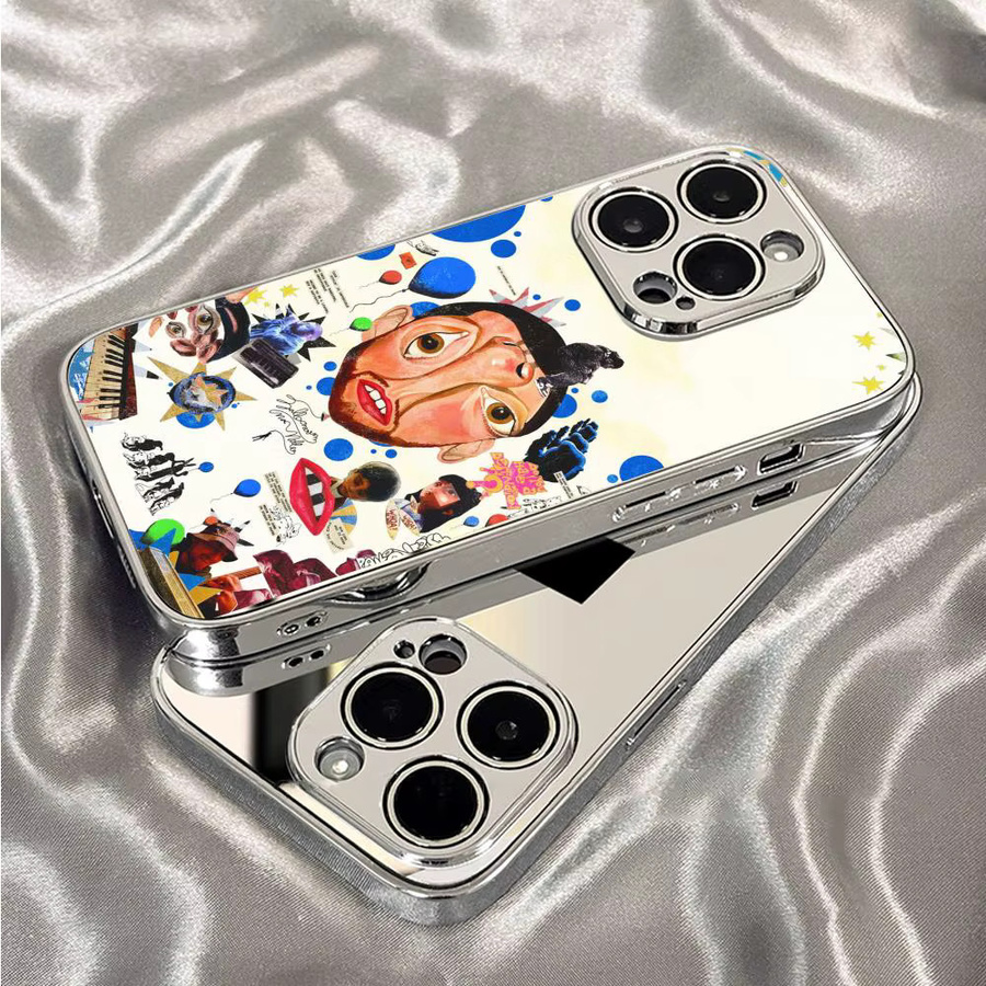 M-Mac M-Miller Star Handyhülle für iPhone 17 16 15 14 13 12 Pro Max Plus mit galvanisiertem Metall-Stoßfänger in Multicolour - Bild 4