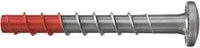 Fischer Betonschraube UltraCut FBS II 6x105/45 P R, Panhead TX aus Edelstahl, Farbe Rot, 100 Stück - Bild 1