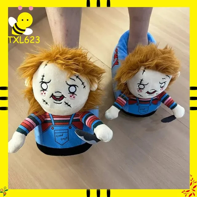 Bandai Chucky Plüschpuppen Hausschuhe, Plüschtier - Bild 1