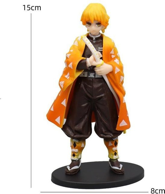 Fashnics Demon Slayer Kimetsu no Yaiba Kamado Tanjirou Agatsuma Zenitsu Nezuko Actionfigur, Kunststoff, ab 3 Jahren - Bild 1
