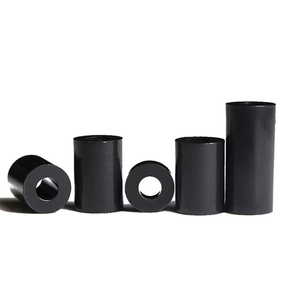 Schwarzer Nylon-Abstandshalter M3-M10 rund und hohl ohne Gewinde für Leiterplatten und TV-Installationssäulen - Bild 2