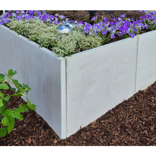Diephaus L-Stein Sichtbeton in Grau, B/T/H: 60 x 100 x 35 cm - Bild 2
