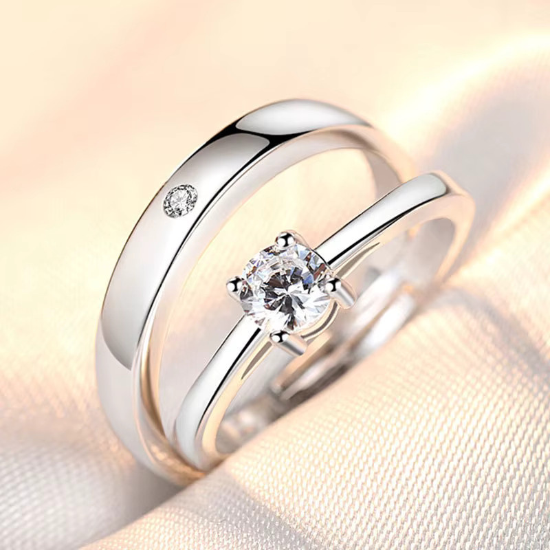 SAY Paarringe 925 Silber, Zirkonia, Unisex - Bild 2